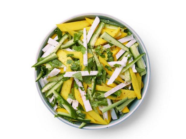 Mango ve Çıtır Jicama Salatası Nasıl Yapılır?