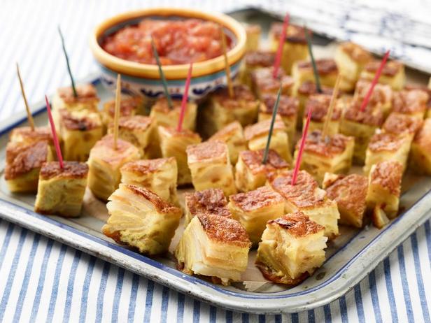Spanische Tortilla-Canapés