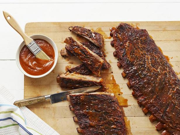 Zubereitung - Schweinerippchen nach St. Louis-Art mit Soja-Ingwer-BBQ-Sauce