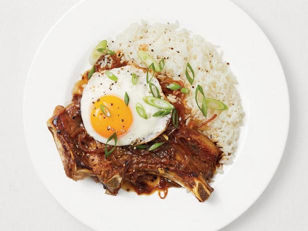 Zubereitung - Natürliches Schweineschnitzel-Adobo mit Knoblauchreis