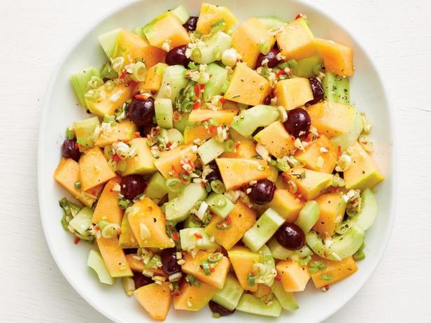 Zubereitung - Würziger karibischer Melonensalat