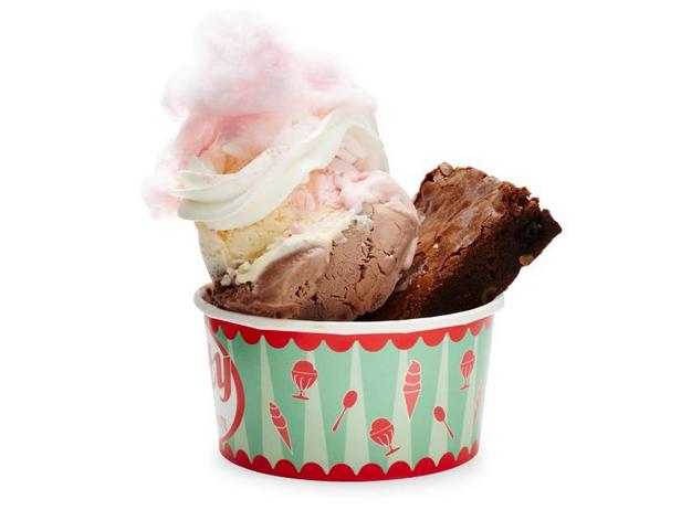 So macht man einen Zuckerwatte-Brownie (Sonntag)