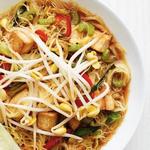 Singapurische Tofu-Nudeln