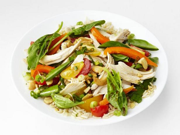 Zubereitung - Hähnchen-Teriyaki-Spinat-Reis-Salatschüssel