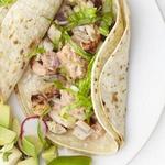 Hähnchen- und Avocado-Tacos