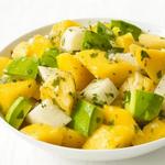 Jicama und Obstsalat