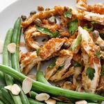 Hühnereintopf mit Paprika und grünen Bohnen