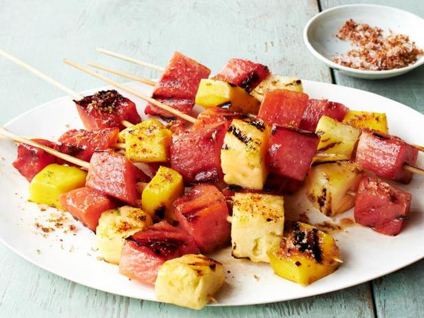 Zubereitung - Gegrillte Fruchtspieße mit Chili und Limette