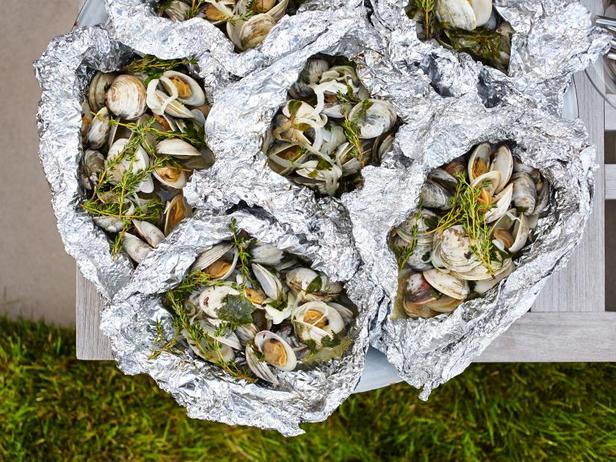 Zubereitung - Gegrillte Venusmuscheln in Weißwein