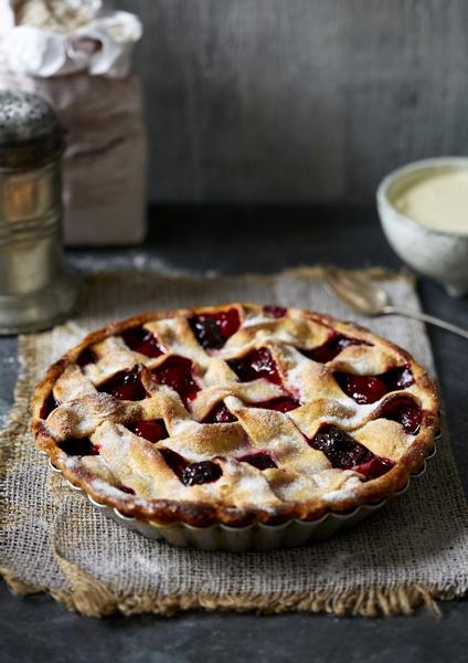 Rezept für Brombeer-Gitterkuchen
