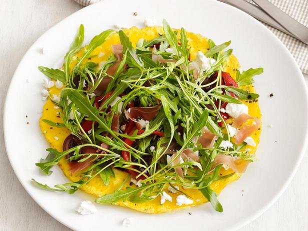 Come preparare - Frittata francese aperta con insalata di rucola