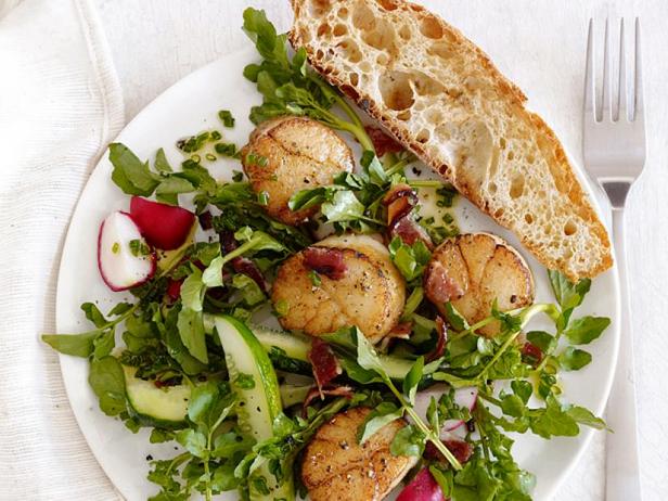 Come preparare - Insalata di antipasti con capesante fritte