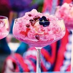 Granat-Lavendel-Schnee (Granita)