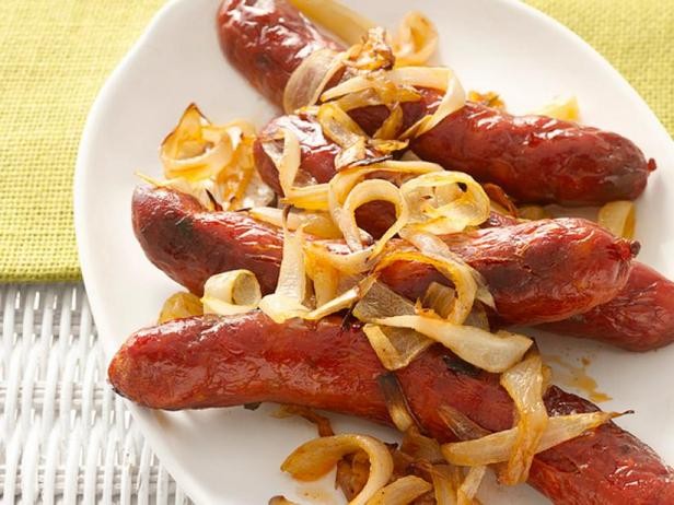 Zubereitung - Gebackene Chorizo-Würstchen mit Zwiebeln