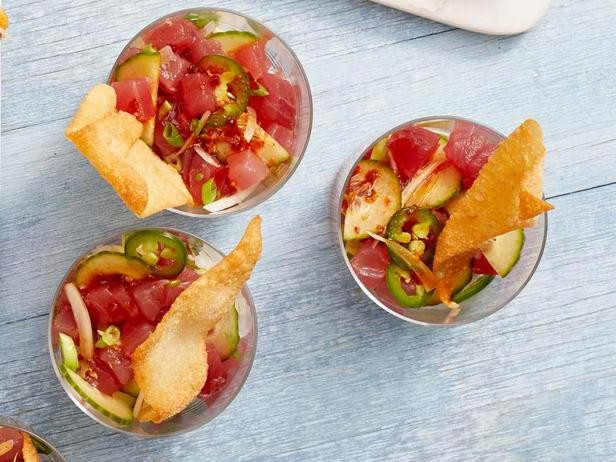 Zubereitung - Thunfisch-Poke-Bowl mit knusprigen Chips