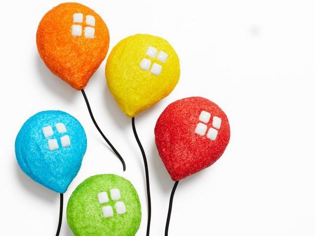 Anleitung zum Herstellen von Ballon-Cupcakes
