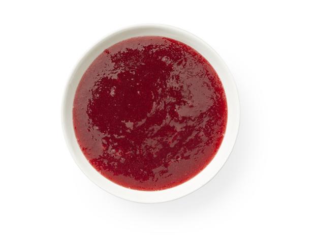23. Salsa al lampone e vaniglia.