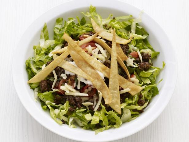 Zubereitung - Taco-Salat mit Hackfleisch
