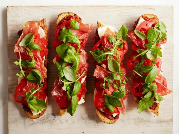 Zubereitung - Gebackene Tomaten-Prosciutto-Sandwiches