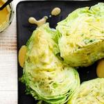 Gefrorener Eisbergsalat