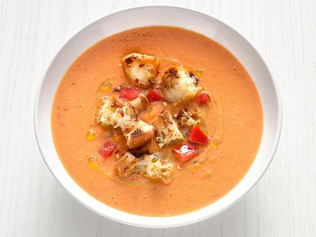 Rezept für toskanische Tomaten-Weiße-Bohnen-Suppe