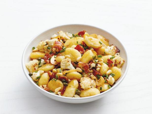 Zubereitung - Gnocchi mit gebratenem Speck und gebackenem Blumenkohl
