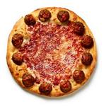 Pizza mit Fleischbällchen