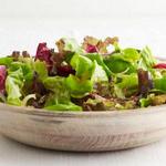 Grüner Salat mit Schalottendressing