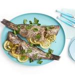 Ganzer Fisch im Ofen