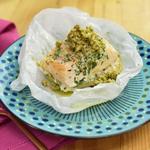 Lachs in Pergament