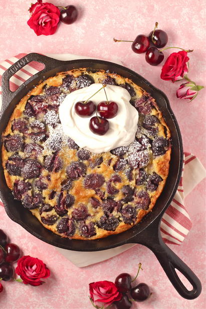 Wie man Kirsch-Clafoutis zubereitet