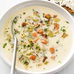 شوربة البطاطس مع الشمر