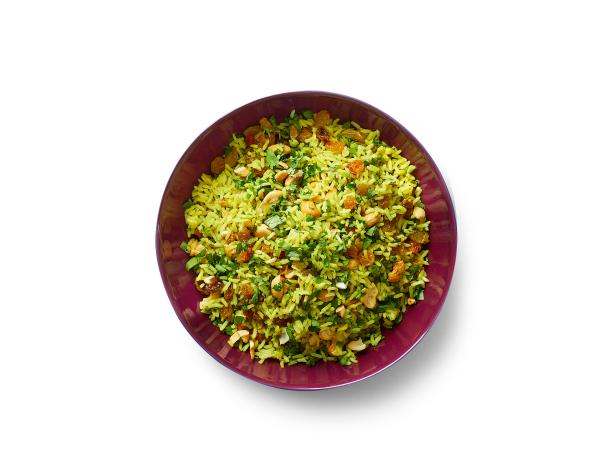 21. Mit Curry, Rosinen und Cashewnüssen
