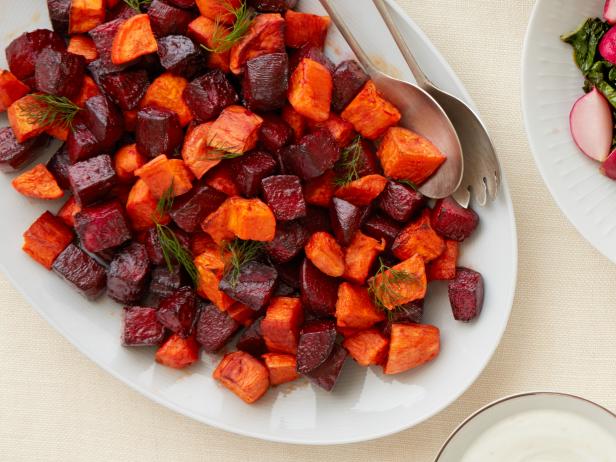 35. Patate dolci al forno con barbabietole