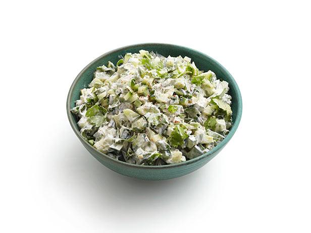 8. Cremige Gurkensalsa