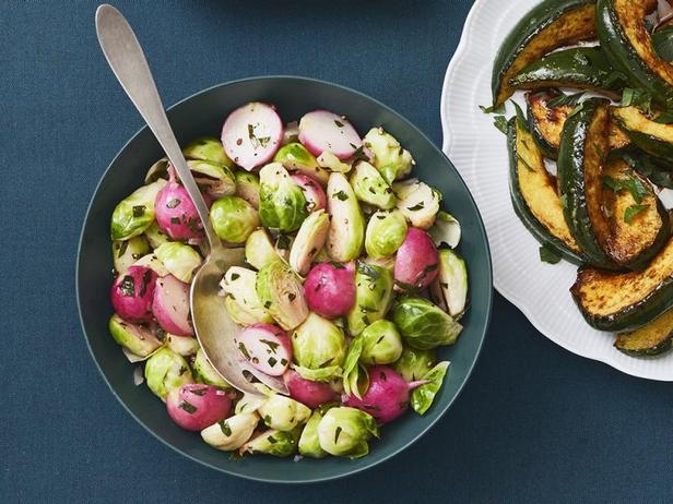 Rezept für Rosenkohl und Radieschen in Butter