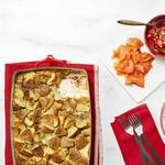 Bagel Strata mit Streuseln