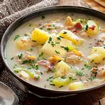 شوربة المحار قليلة الدسم