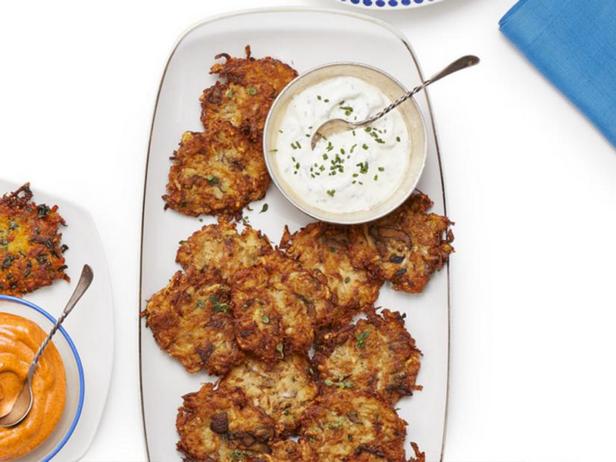 Zubereitung - Latkes mit Sellerie und Champignons