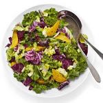 Blattsalat mit Orangen
