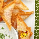 Wontons mit mexikanischer Füllung