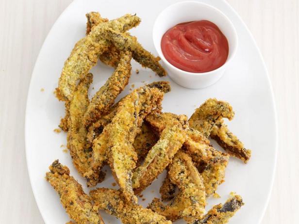 Zubereitung - Frittierte Portobello-Pilze