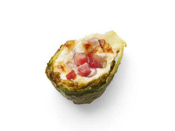 Rosenkohl gefüllt mit Pancetta