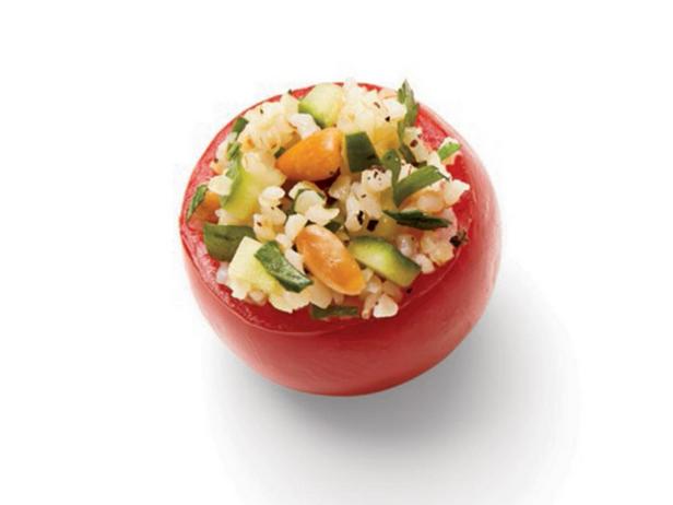 Tomaten mit Tabouleh-Salat