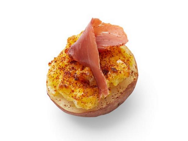 Kartoffeln mit Eierfüllung
