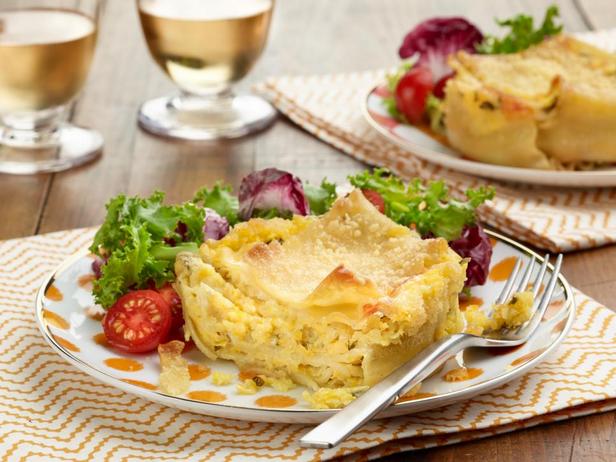 Mini-Lasagnen mit Mais und Mascarpone