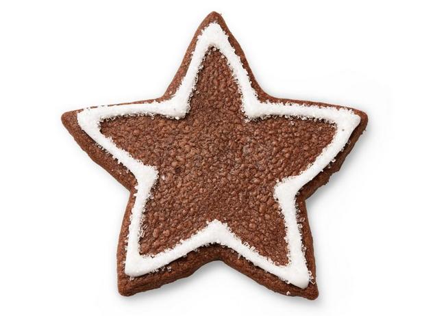 Wie man Schokoladenstern-Shortbread-Kekse zubereitet