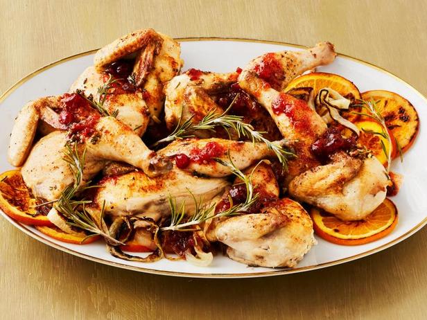 Rezept - Gurkenhähnchen mit Orangen-Cranberry-Glasur