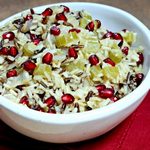 أرز بري مع الرمان