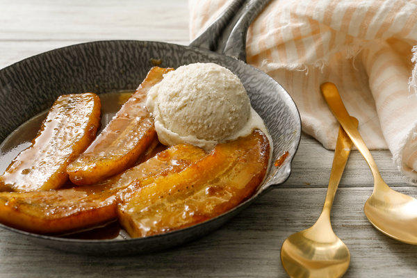 Rezept für flambierte Bananen